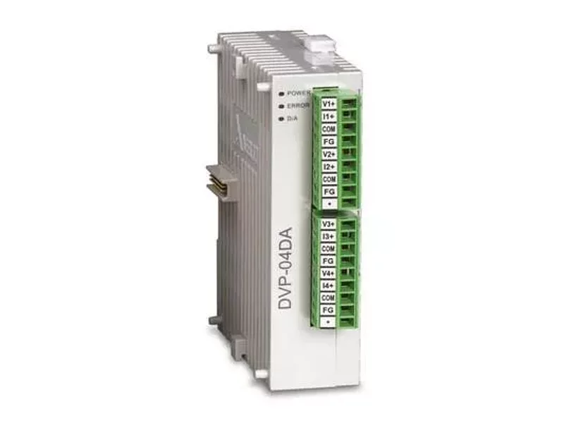 DVP04DA-S, 4AO, Модуль расширения для ПЛК