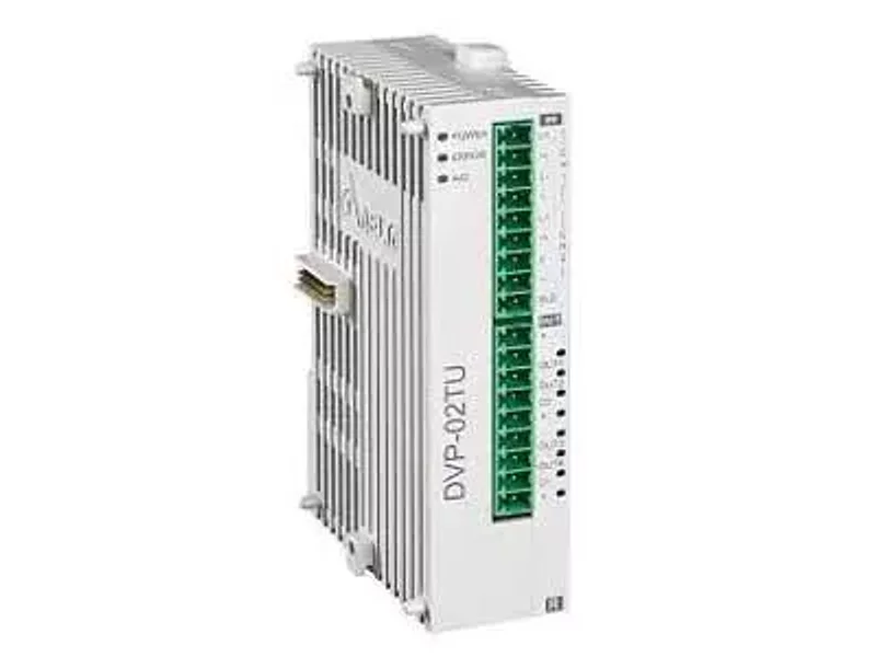 DVP02TUN-S Модуль термоконтроллера, 2 канала 16 бит, 4 DO (NPN)
