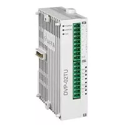 DVP02TUL-S Модуль термоконтроллера, 2 канала 16 бит, 2 AO