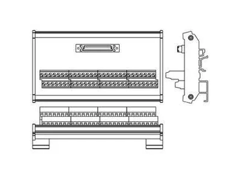 UB-10-IO22C Клеммный модуль для AH04HC/20MC/10EMC/08EMC