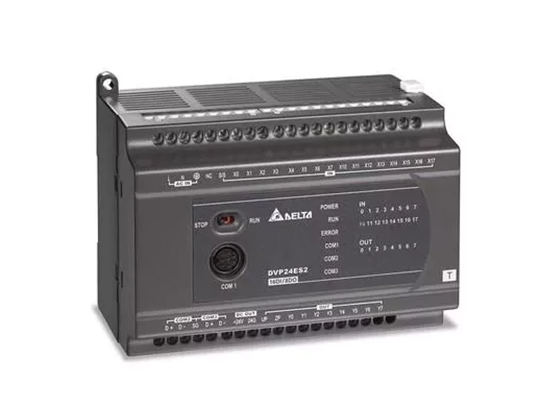 DVP24ES200R Контроллер, 16DI/8DO (relay)