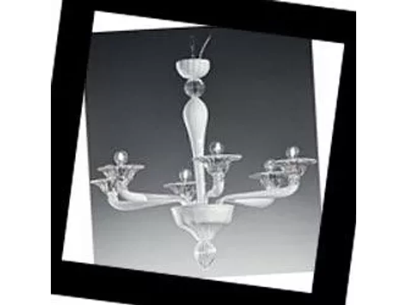 CA’ D’ORO Ca’ d’Oro lampadario 6L bianco-cristallo Voltolina(Classic Light), Люстра Voltolina(Cl