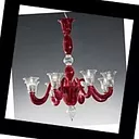 Laguna 8L rosso-cristallo Voltolina(Classic Light) Laguna, Люстра Voltolina(Classic Light) Lagun
