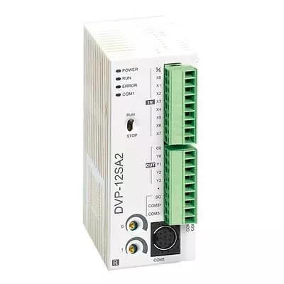 DVP12SA211T Часы, контроллер 8DI, 4DO (Transistor NPN), 2 шины расширения