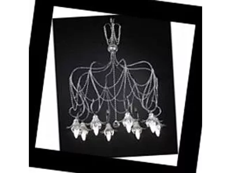 Tredici Design 1349.8R AG L + NERO AG SPAZ Carciofi, Люстра