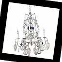 1325.6 FG CR AG L Tredici Design Murano Fruit, Люстра