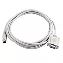 UC-MS010-02A Кабель связи ПЛК DVP с HMI/ПК (RS-232 розетка DB-9 -> mini-DIN), 1м