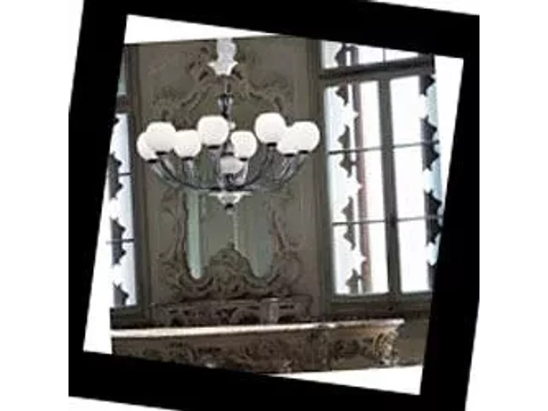 Gritti 1537 Sylcom 1537/8 K BLCR.GRY, Люстра