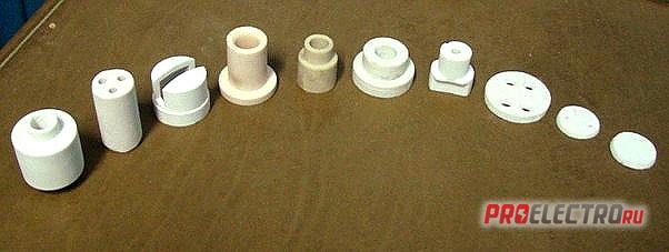 Керамические втулки для тэн-ов (изоляторы для трубчатых электронагревателей)