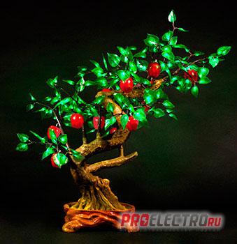 Светодиодное дерево Яблоня A1-90x110-177LED