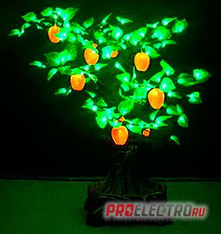 Светодиодное дерево Манго M2-120x110-221LED