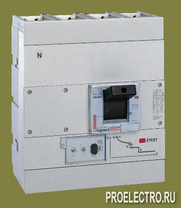 Автоматический выключатель DPX-H 1600 4P 800А 70кА эл.расцепитель SG | арт 25763