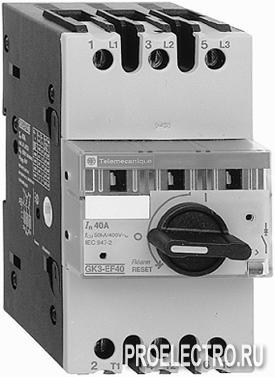 Автоматический выключатель GK3 с магнитным расцепителем 80A | арт. GK3EF80