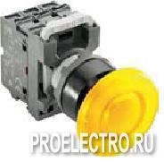 Кнопка MPM1-20Y желтая ГРИБОК без фиксации | 1SFA611124R1003 ABB