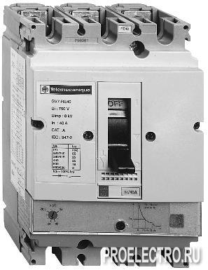 Автоматический выключатель GV7 с комбинированным расцеп. 60-100A 25KA | GV7RE100