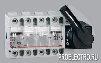 Выключатель-разъединитель Vistop 3P 160А рукоятка сбоку | арт. 22554 | Legrand
