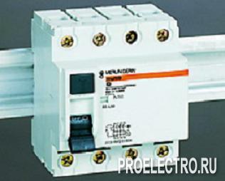 Диффеpенциальный выключатель нагрузки (УЗО) ID 4П 80A 500МА | арт. 23055