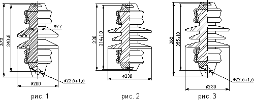 Изоляторы типа ПСФ 3,3 кВ (01, 02, 03)