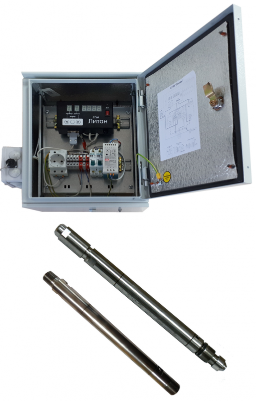 Манометр-термометр 
скважинный кабельный Литан-К