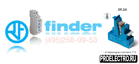 Реле Finder 59.34.8.110.0060 SMA Интерфейсный модуль реле