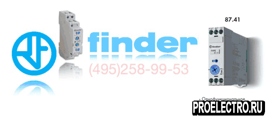 Реле Finder 87.41.0.240.0000 PAS Модульный таймер