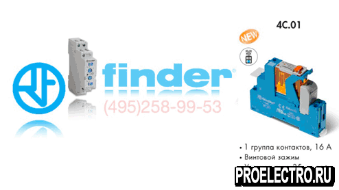 Реле Finder 4C.01.9.125.0050 SPA Интерфейсный модуль реле