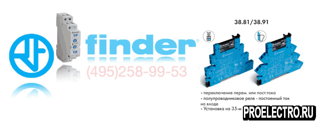 Реле Finder 38.91.0.125.7048 Интерфейсный модуль реле