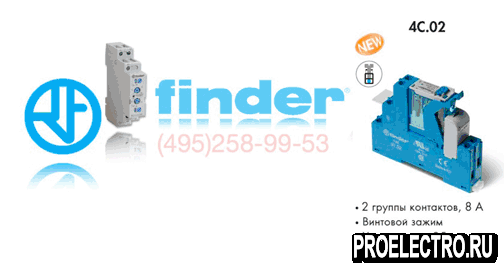 Реле Finder 4C.02.8.048.0060 SPA Интерфейсный модуль реле