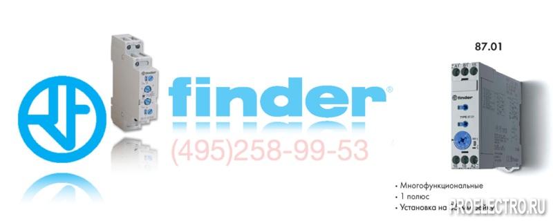 Реле Finder 87.01.0.240.0000 Модульный таймер