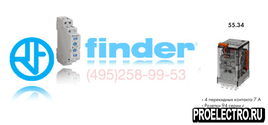 Реле Finder 55.34.9.012.2040 Миниатюрное универсальное реле