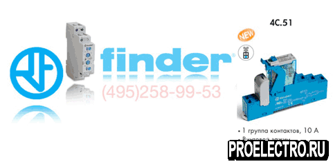 Реле Finder 4C.51.9.024.0050 SPA Интерфейсный модуль реле