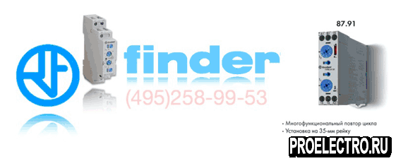 Реле Finder 87.91.0.240.0000 Модульный таймер