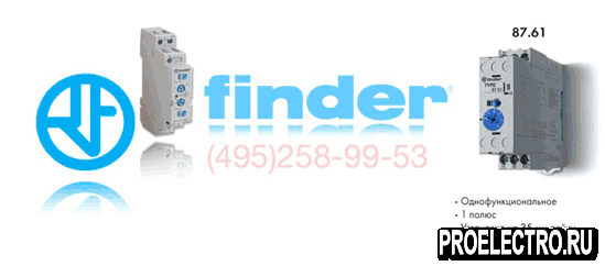 Реле Finder 87.61.0.240.0000 PAS Модульный таймер