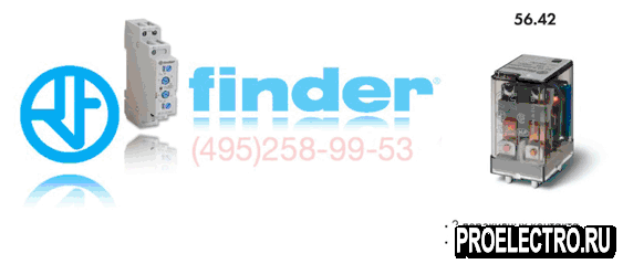 Реле Finder 56.42.8.120.0000 Миниатюрное силовое реле