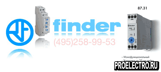 Реле Finder 87.31.0.240.0000 PAS Модульный таймер