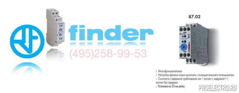 Реле Finder 87.02.0.240.0000 PAS Модульный таймер