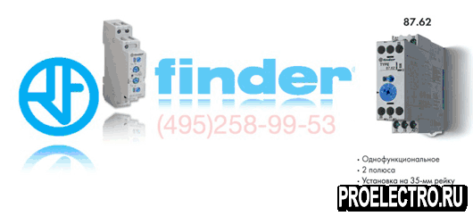 Реле Finder 87.62.0.240.0000 PAS Модульный таймер