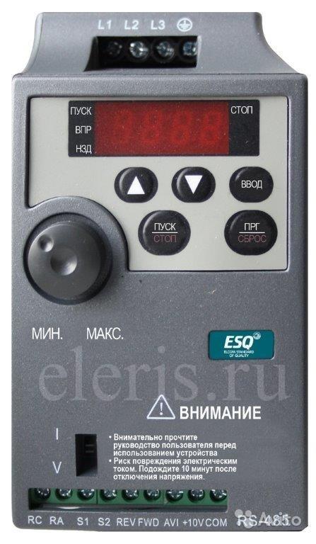 Частотный преобразователь ESQ-210-4T-7.5K 7,5кВт 380-480В