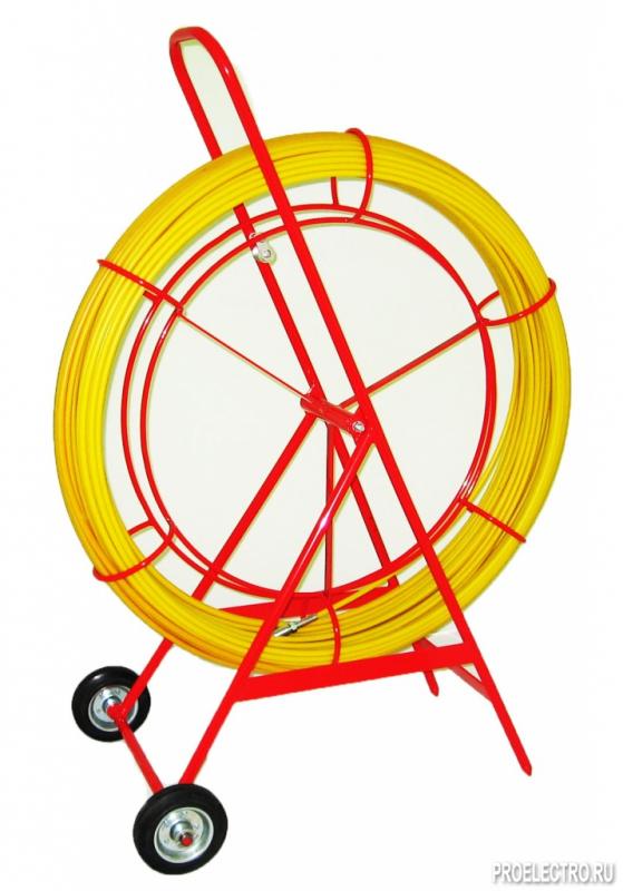 Устройство УЗК-М-СП 11/-150 (желтый стеклопруток, D=11 mm. L=150 m), на тележке