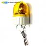 ASG-20-Y Проблековый маячок желтого цвета, варианты 12, 24, 110, 220 Вольт AC/DC