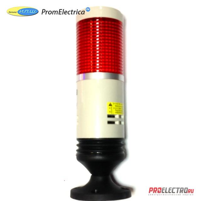 PRPB-120 R Светосигнальная колонна, со звонком, цвет красный, 220VAC <strong>Autonics</strong>