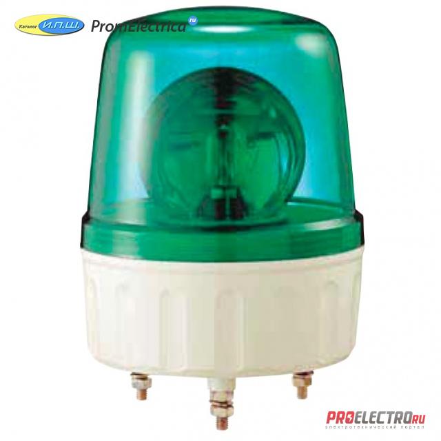 AVGB20-G Сигнальный проблесковый маячок зеленого цвета диаметр 135 мм, 220 Вольт