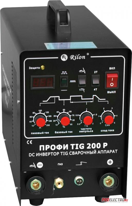 Сварочный инвертор ПРОФИ TIG 200P аргонодуговой сварки.