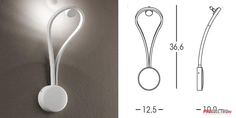 MEDUSA Wall Light светильник Linea Light, GY6,35 1x50W