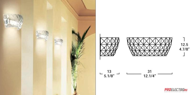 Gallery светильник Atelier P Wall light, R7s 114mm 1x150W