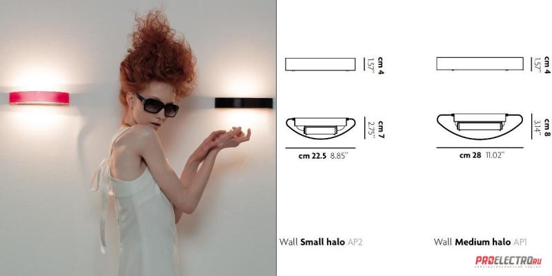 Studio Italia Design Bangle AP wall sconce светильник, R7s 1x120W eco