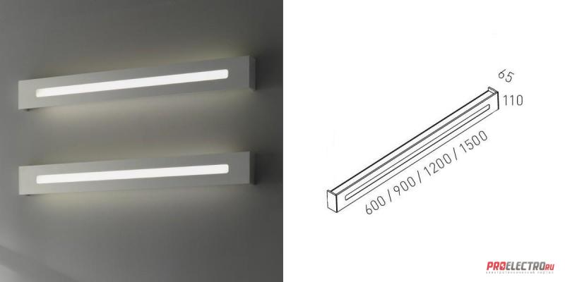 Neverending Profiler 1500/XLarge Wall Light crystal white OPEN BOX SALE  светильник Prolicht, G5