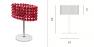 Светильник Baccarat LG table lamp Marchetti, G9 2x75W
