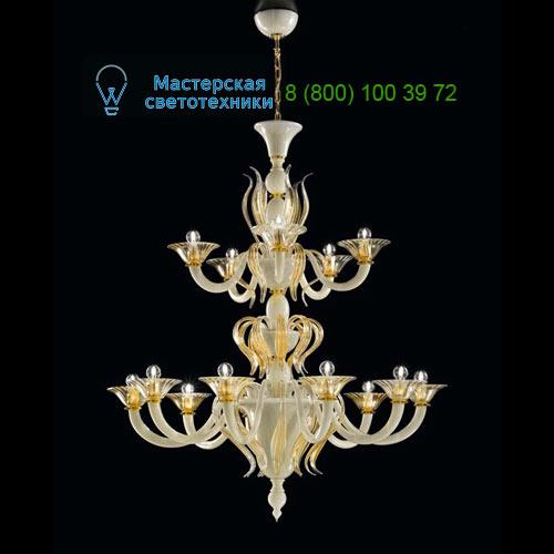 Sylcom 1431/10+5 D AV.ORO Soffio, Люстра