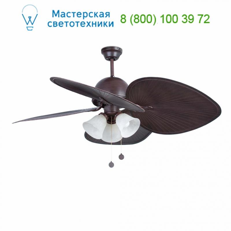 33352 CUBA Brown ceiling fan Faro, люстра-вентилятор
